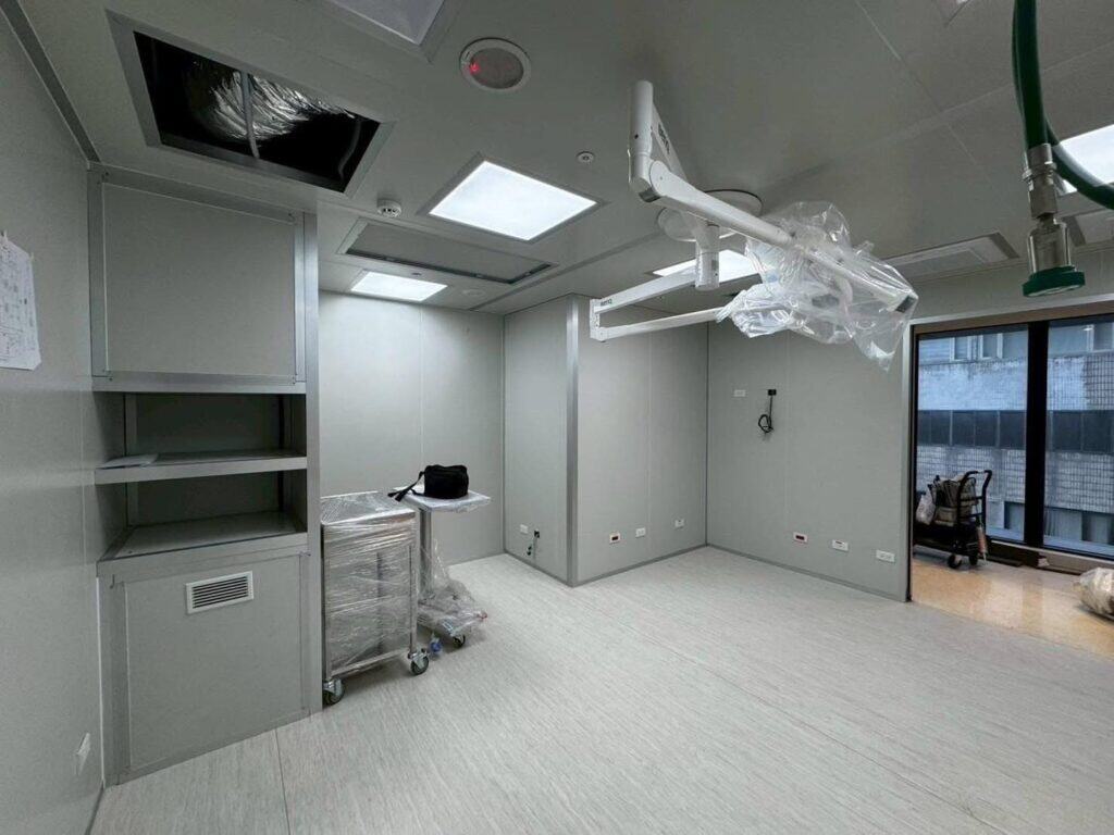 手術室隔間工程案例_宏亭庫板隔間工程